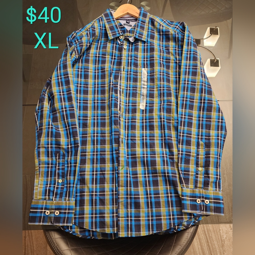 XL Tommy Hilfiger NY fit long sleeve shirt